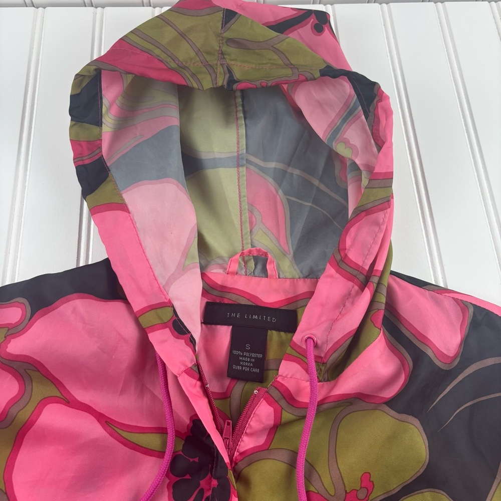 Women’s Small Vintage Wind Breaker‎ Rain Jacket  Multicolor GorpCore The Limited